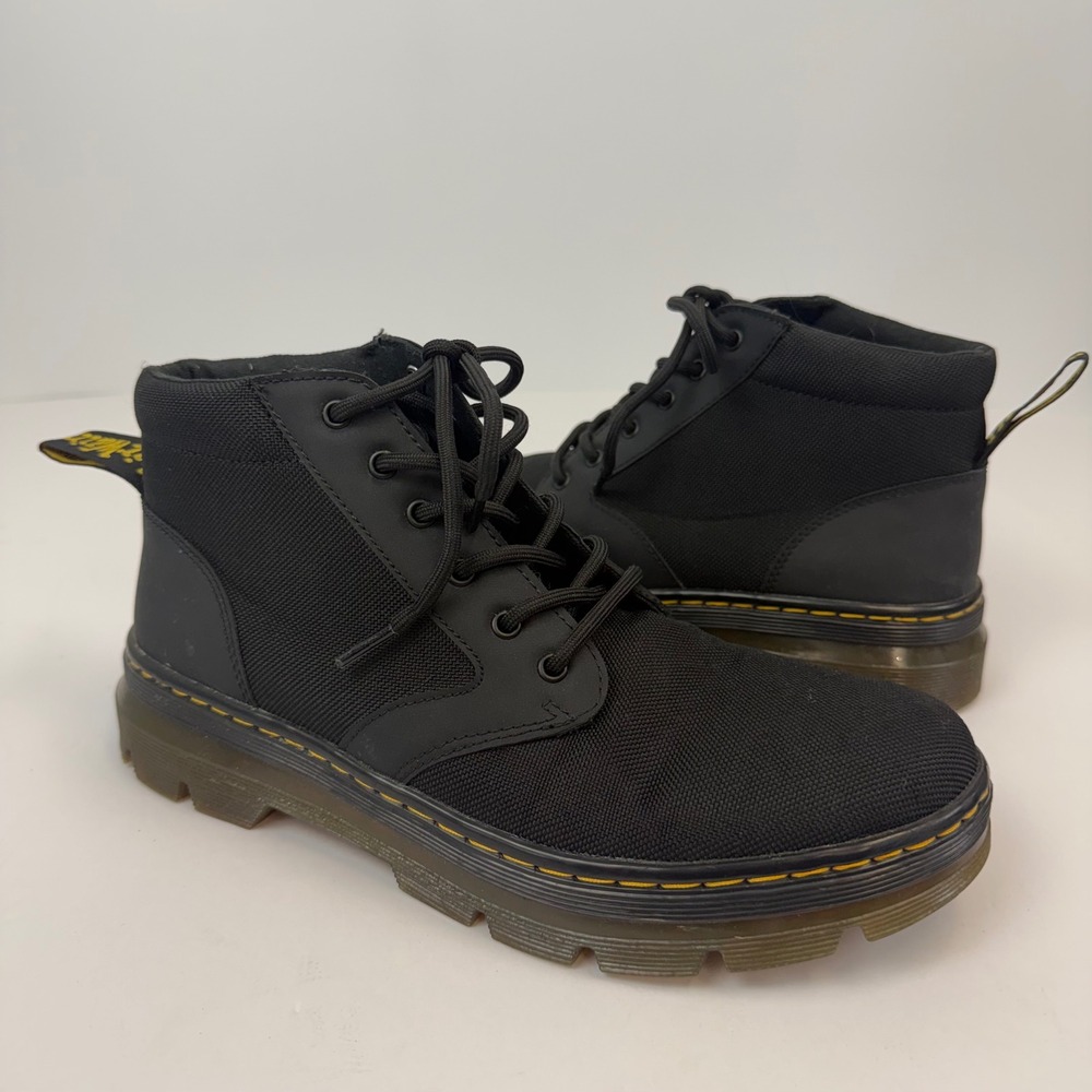Dr. Martens Bonny Black Nylon Utility Boots Mens 10 Chukka AW004